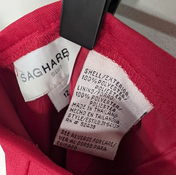 💗 Sag Harbor Women's Vibrant Red Blazer - Picture 5 of 6